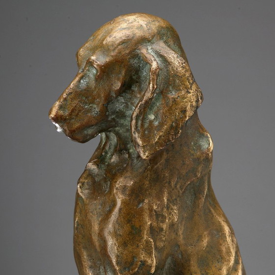 Image 1 of Bronze Dog by Paolo Petrovitch Troubetzkoy