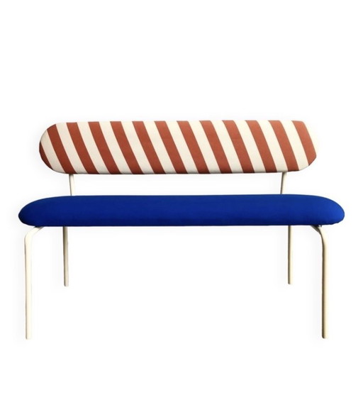 Banc tissu à rayures 