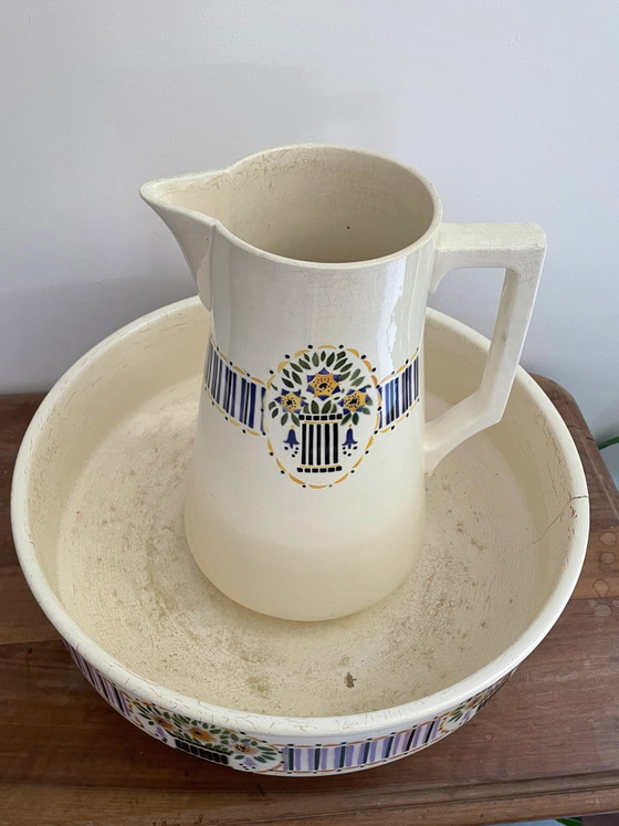 Brocca con lavabo DIGOIN SARREGUEMINES – Armadi contenitori (photo 4 of 8)