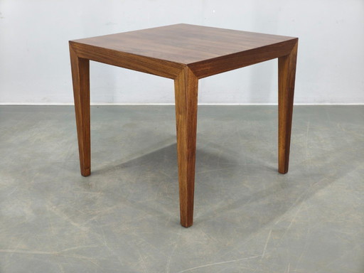 Severin Hansen Haslev Danish Rosewood Side Table 1960s