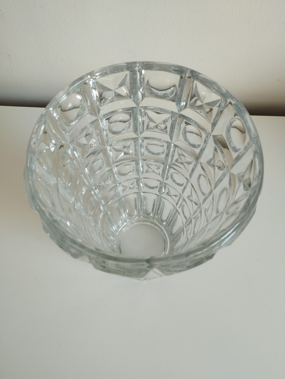 Image 1 of Vase Glas OXO Tschechoslowakei