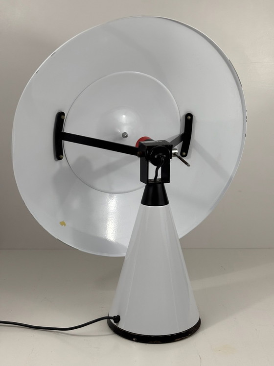 Radar 676 Lamp Elio Martinelli for Martinelli Luce 1977 Lacquered Metal, Table lamps, White (photo 12 of 15)