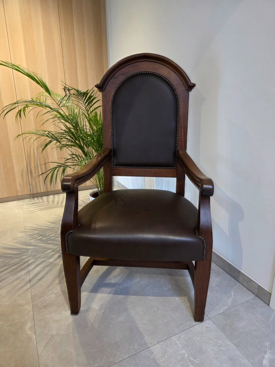 Image 1 of 2 sedie storiche del Presidente della Corte di Hasselt