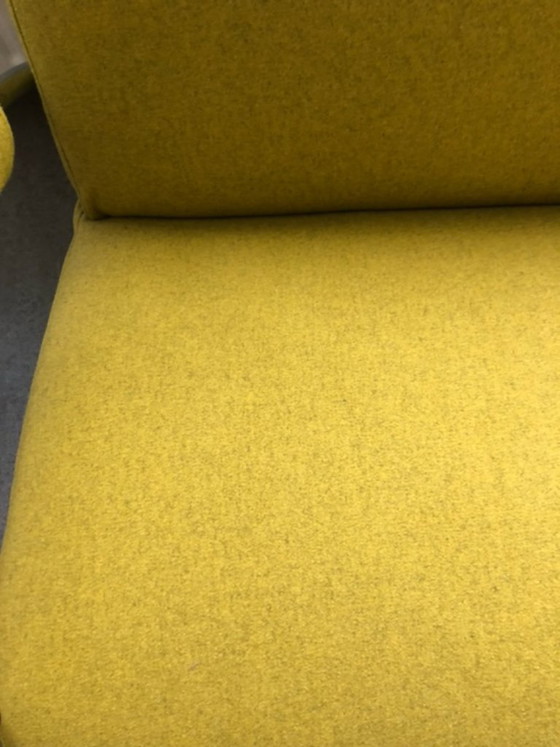 Rare Dyker 20 design sofa in excellent condition, Dutch Seating Company, 2 seaters, Metal, Textile, Yellow (photo 5 of 10)