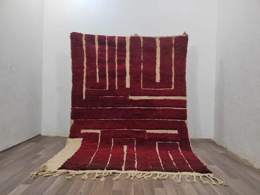 Alfombra tradicional Beni Ouraine tejida a mano, 150/250 cm. – Accupunto, vloerkleden en tapijten, Wool (photo 2 of 8)