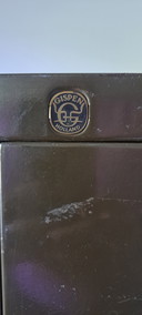 Gispen Aktenschrank geheimnisvoll dunkelgrün