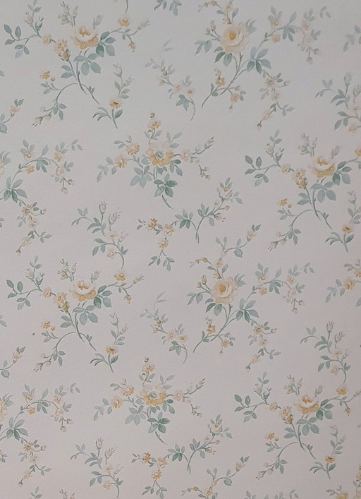12520 Vintage Oud Roosjes Behang