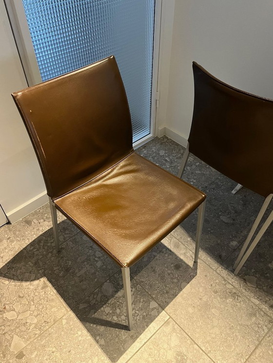 Image 1 of 6x Zanotta Lia stoelen - Roberto Barbieri 1999