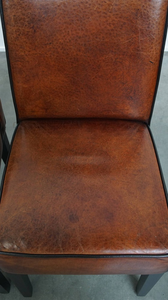 Image 1 of 4 x Comoda sedia da pranzo in pelle di pecora