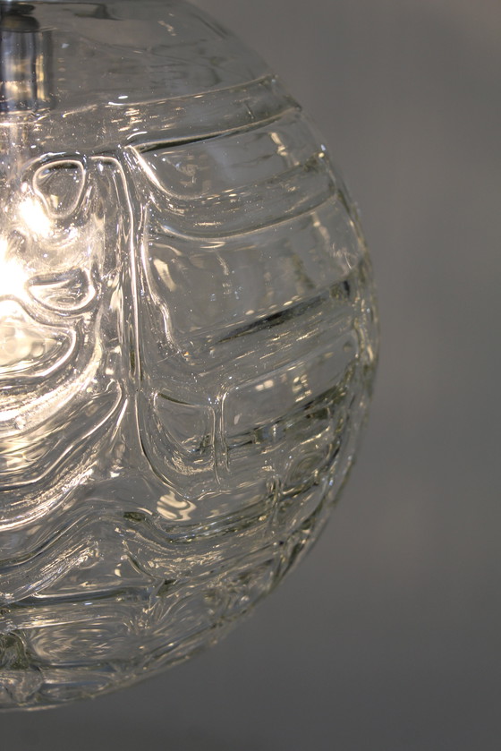 Image 1 of Lampe boule vintage, Globe - Doria, Transparent