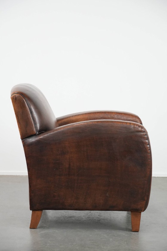 Image 1 of Vintage sheepskin armchair