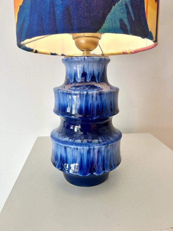 Image 1 of Lampe vase de l'ère spatiale fabriquée à partir d'un vase pagode Scheurich