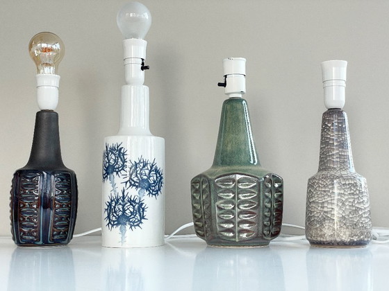 Image 1 of Fog & Morup Royal Copenhagen BASE LAMPADA Mid Century porcellana MCM