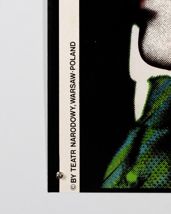 J.M.K. Wscieklica – 1985 – Manifesto teatrale originale d'epoca di Roman Cieslewicz – Scuola di manifesti (photo 8 of 8)