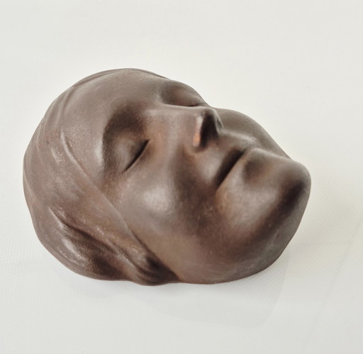 Máscara de pared L'Inconnue de la Seine, gres cerámico