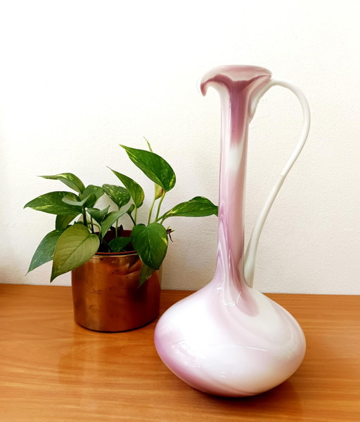 Roze Murano waterkan