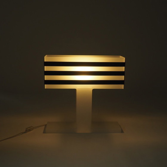 Image 1 of Modernist Plexiglas Table Lamp