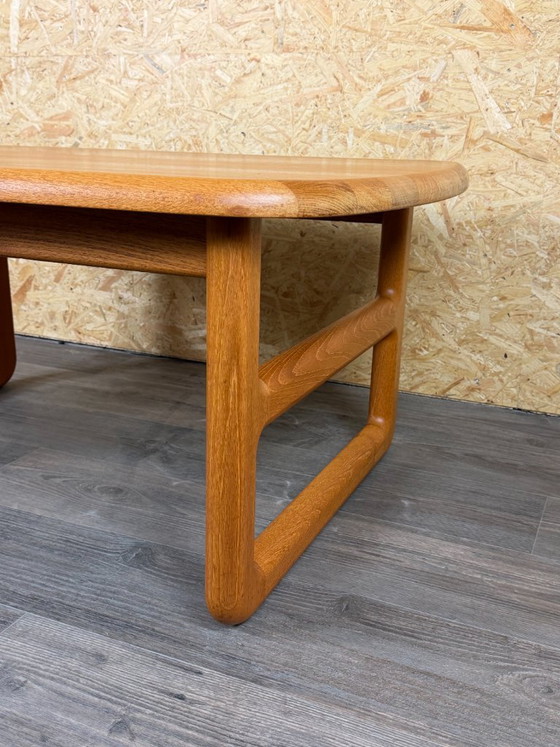 60s 70s Teak Coffee Table Side Table by Silkeborg, CFC Silkeborg, Wood, Multi Color (photo 11 of 14)