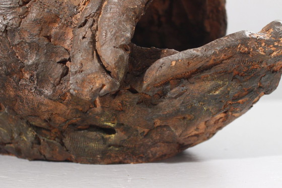 Image 1 of Philippe Conficconi (1962-2019) Large terracotta grouper animal sculpture