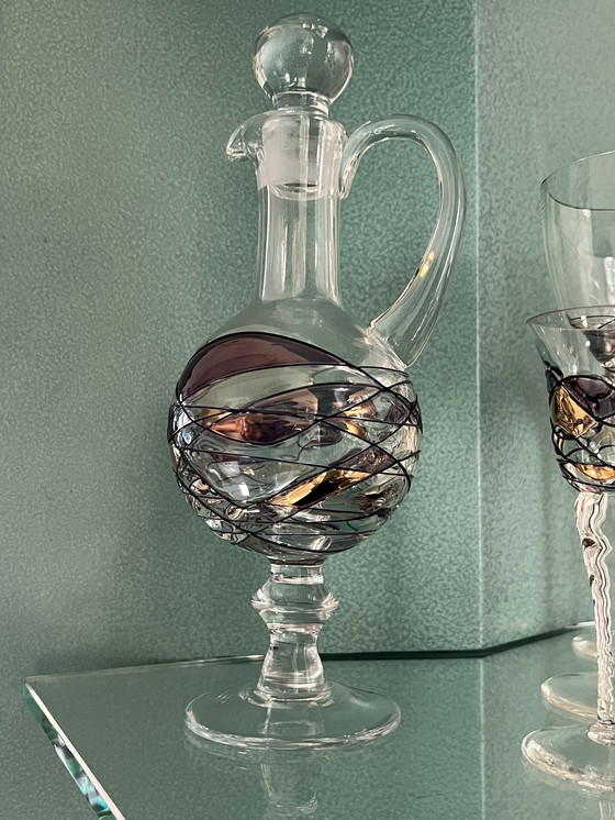 Image 1 of Gläserset, Karaffe, Schnapsgläser, Weingläser, Cognacgläser