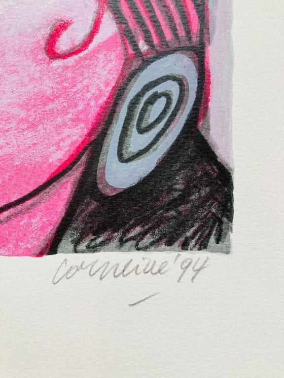 Image 1 of Corneille - Kleurrijke Zeefdruk - 1994