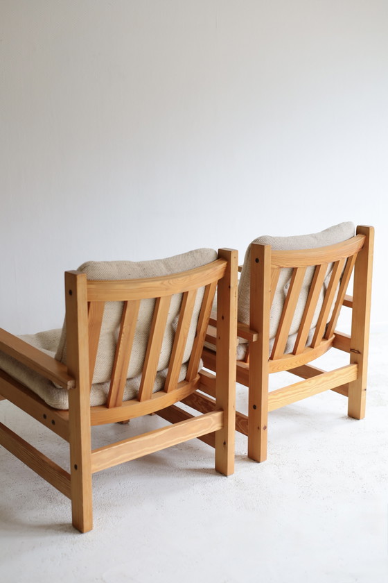 Image 1 of Set van 2 fauteuils Thuka Denemarken, jaren 70