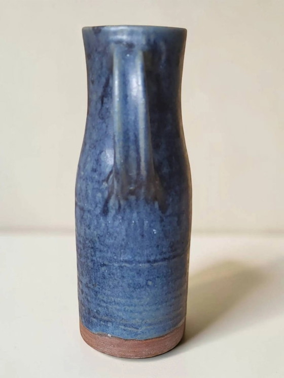 Stoneware jug J&N Pierlot Ratilly / Puisaye. 1960s. – Glass & Decanter, Porcelain, Vintage (photo 5 of 10)