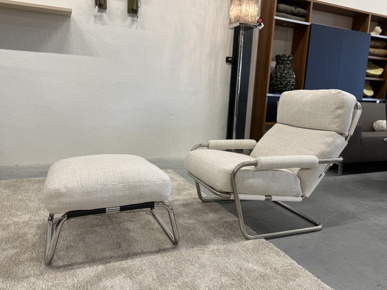 Image 1 of Gelderland 601 Oberman Met Hocker Riva stof 