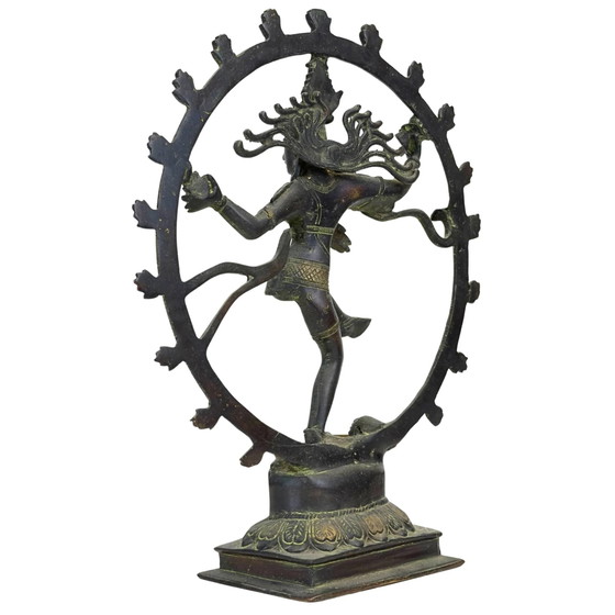 Antico bronzo Shiva Nataraja Nepal 36cm cire perdue – Sculture, Bronze (photo 6 of 11)