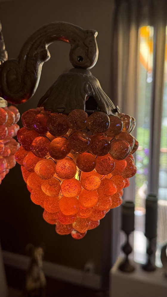 Image 1 of Handgemaakt Vitage Hanglamp - Kroonluchter -  Murano Stijl