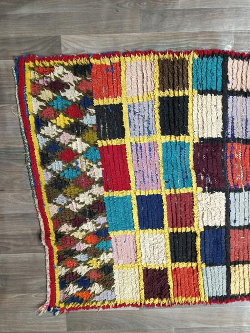 Mehrfarbige Berberteppiche aus Leinen, 250 cm x 100 cm