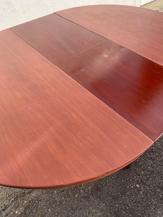 Image 1 of Vintage mahoniehouten uitschuifbare tafel