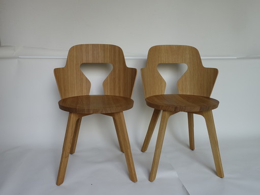 2X Stammplatz Chair, Design Alfredo Häberli, With Armrests