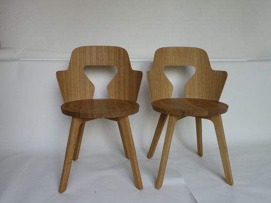 Image 1 of 2X Stammplatz Chair, Design Alfredo Häberli, With Armrests