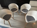 6x Hay About a Chair (bianco/rovere)