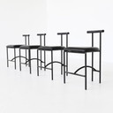Model Tokyo Chairs by Rodney Kinsman for Bieffeplast, Italy, 1980s, Set of 4