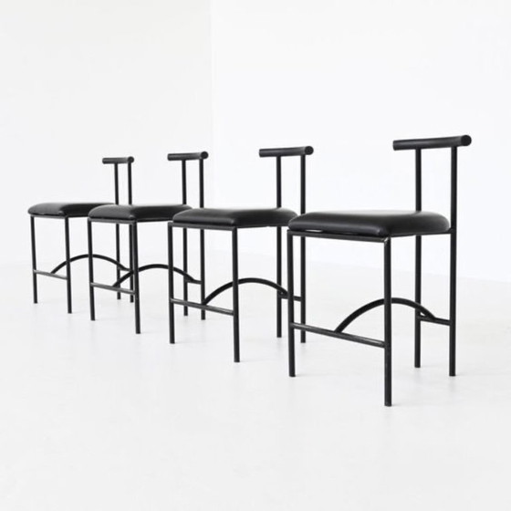 Image 1 of Sedie modello Tokio di Rodney Kinsman per Bieffeplast, Italia, anni '80, set di 4