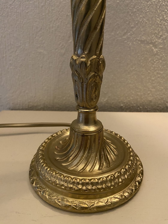 Image 1 of Bronzen tafellamp in Lodewijk XVI-stijl