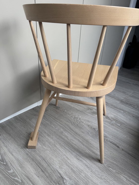 Image 1 of Vintage stoel Markerad van Virgil Abloh ism IKEA in Off white hout 