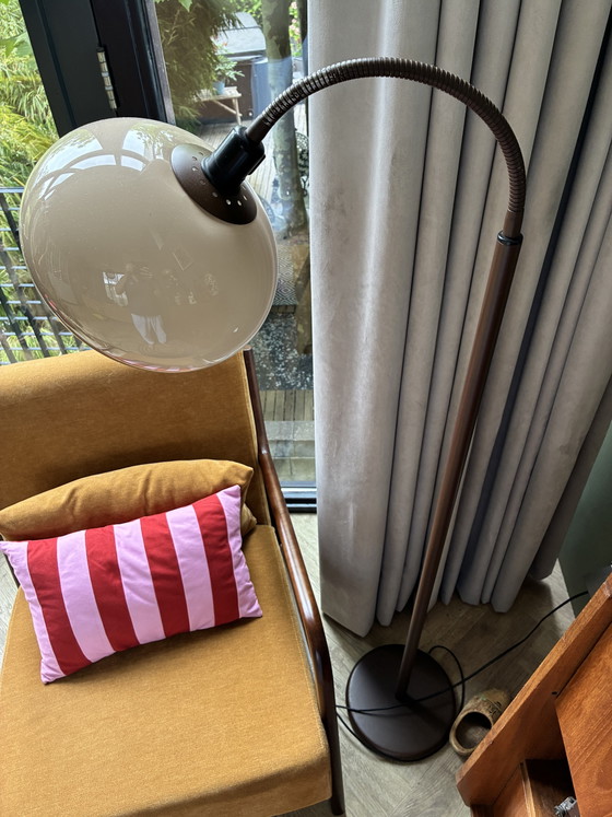 Lampada vintage a collo di cigno Dijkstra – Lampade da terra, Metal, Plastic (photo 5 of 11)