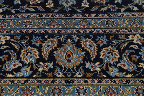 Image 1 of Alfombra persa Kashan, firmada, 4,20 x 3,10 cm, alfombra oriental, fina, nº 24625