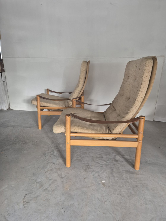 Image 1 of Bror Boije für dux "junker" Sessel mit hoher Rückenlehne