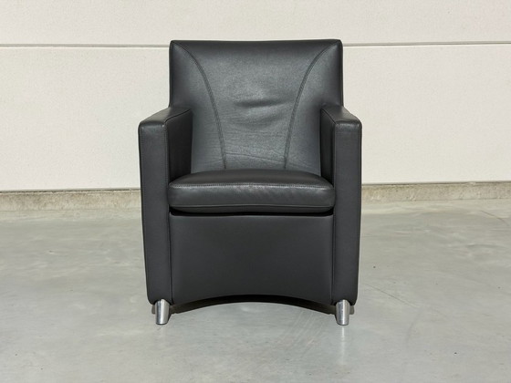 Poltrona Leolux Dolcinea - pelle grigia - come nuova, Poltrone, Metallo, Grigio, Modern (foto 2 di 8)