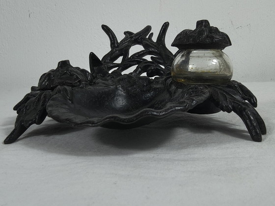 Image 1 of Antique Art Nouveau Inkstand - E.G. Zimmermann
