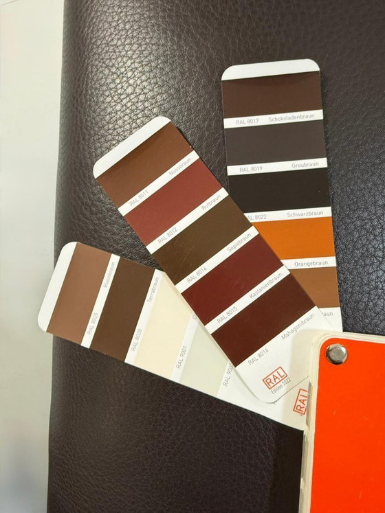 Image 1 of COR Mell Designer Sofa Bench Seat Couch Kitchen Bench Brown Leather