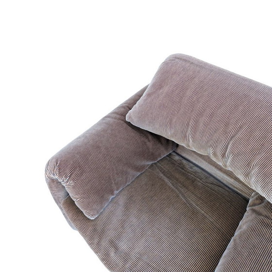 Original Cassina Maralunga Armchair Vico Magistretti Vintage Cord, Textile, Brown (photo 8 of 15)