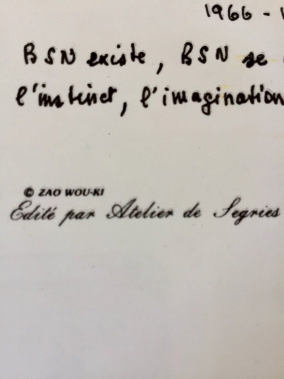 Image 1 of ZAO WOU KI L'ORCHIDEE