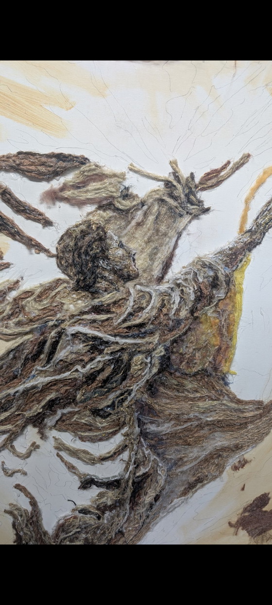 VANO – Between Worlds – Œuvre d'Art Originale en Fil – Peintures et dessins, Wool (photo 11 of 12)