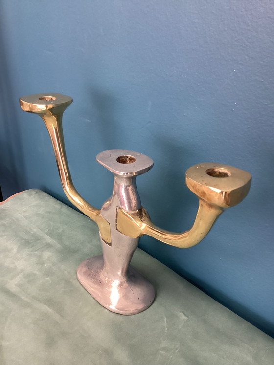 Image 1 of David Marshall Original Candlestick Brutalist Design