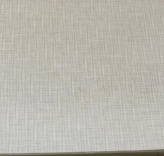 Image 1 of Petite table de cuisine robuste des années 50 en bois Resopal 58,5x90,5 H74 table de cuisine vintage rétro table de travail